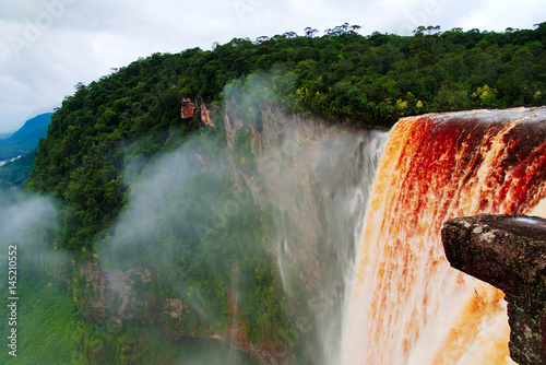 Kaieteur waterfall, one of the tallest falls in the world, potaro river, Guyana photo