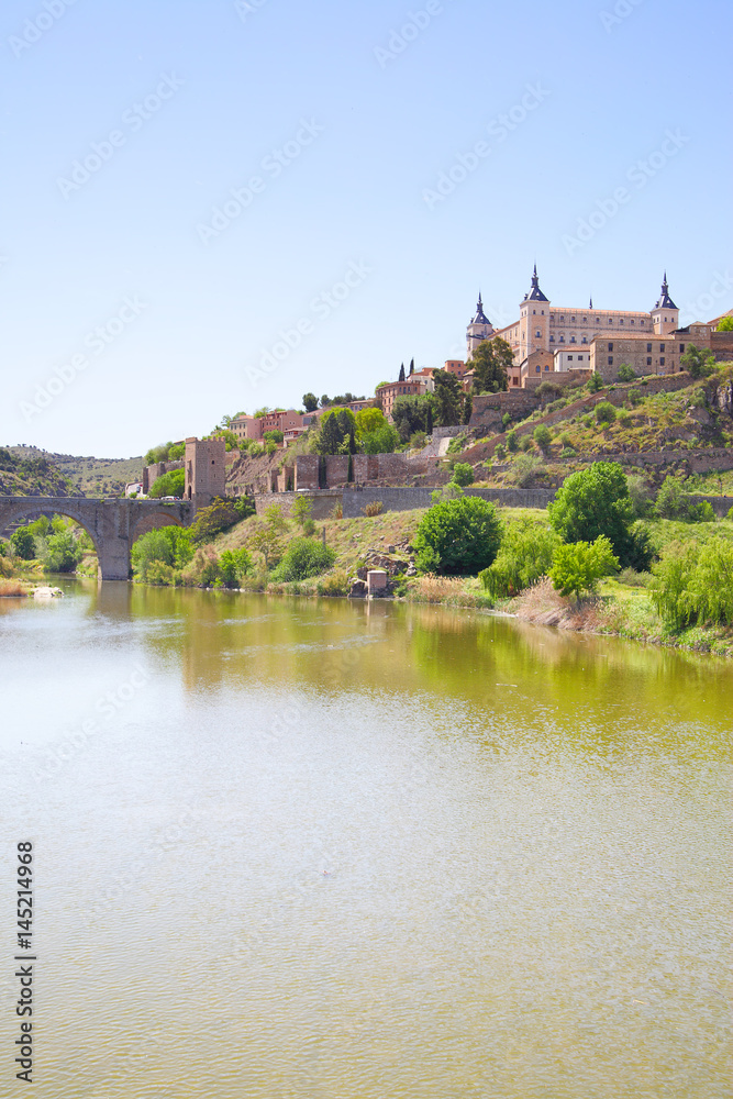 Toledo and Tagus river