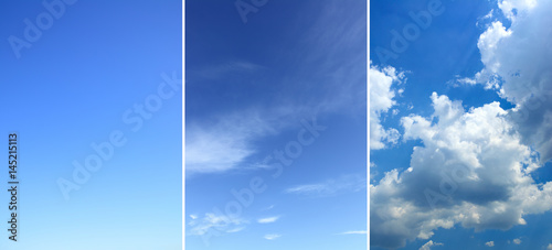 Foto Sky backgrounds set