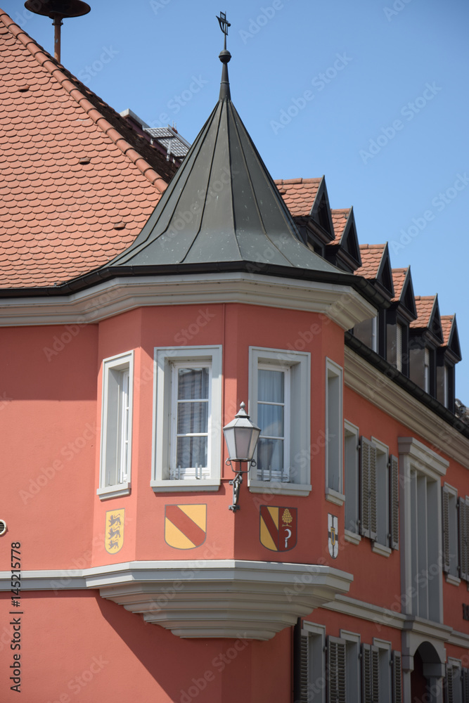 Fototapeta premium Rathaus in Ihringen am Kaiserstuhl