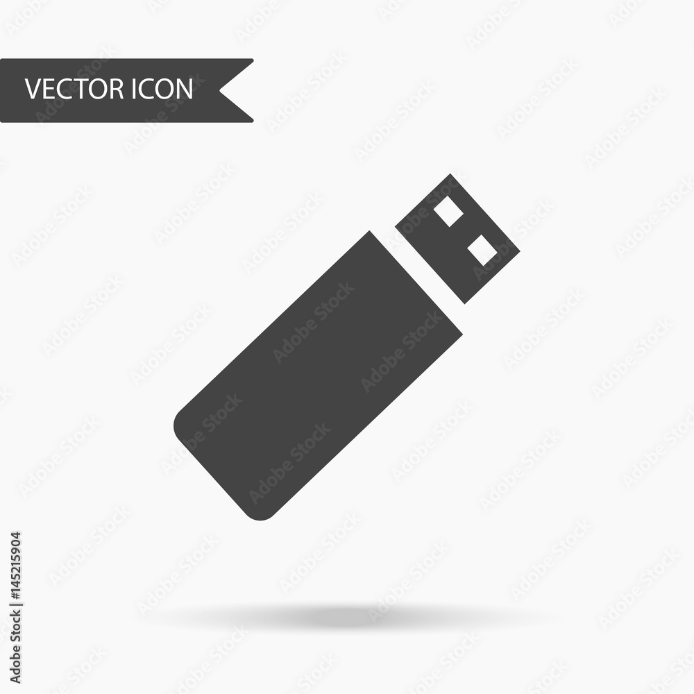 Vector business icon flash drive. Icon for for annual reports, charts, presentations, workflow layout, banner, number options, step up options, web design. Contemporary flat design Vector business icon flash drive. Icon for for annual reports, charts, presentations, workflow layout, banner, number options, step up options, web design. Contemporary flat design