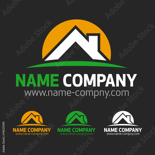 logo toiture maison 