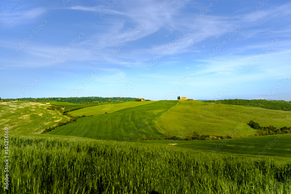 Countryside landscape around Pienza Tuscany Countryside landscape around Pienza Tuscany