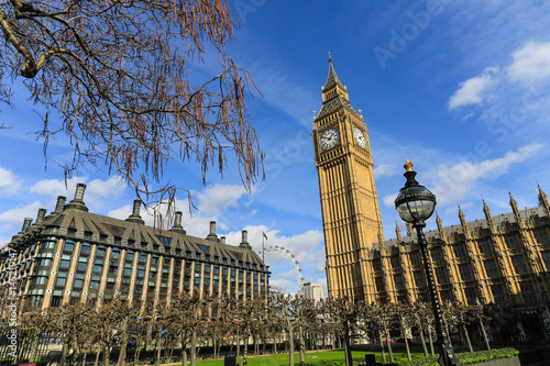 Big Ben with in the background the London Eye