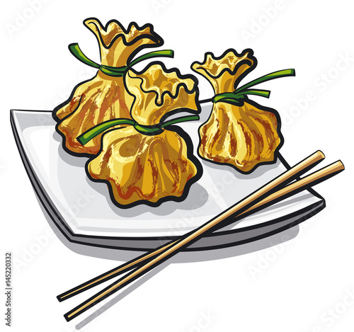 chinese steamed dumplings