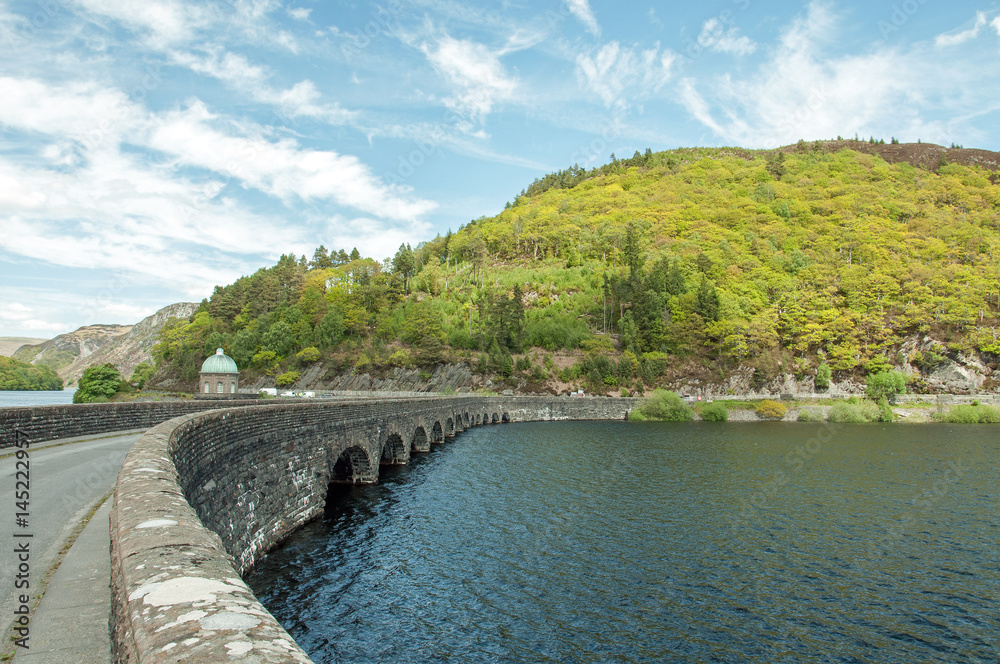 Elan valley summertime scenery.
A summer scene around the Elan valley of Wales.