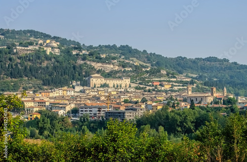 Stadtansicht Fossombrone, Marken in Italien - Fossombrone in Marche, Italy