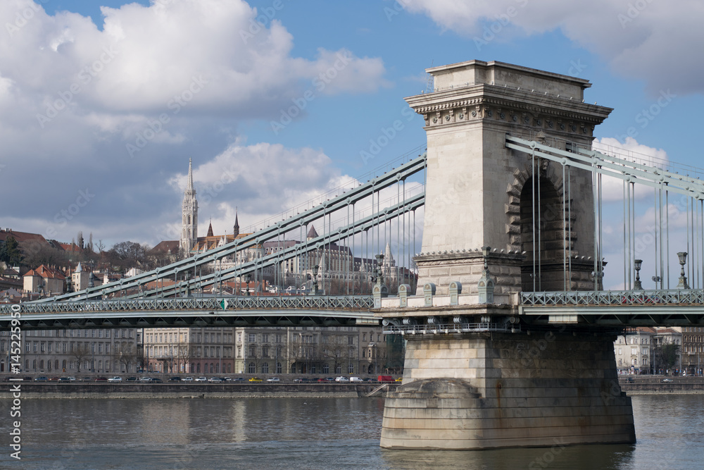 Obraz premium Budapest, ponte delle catene