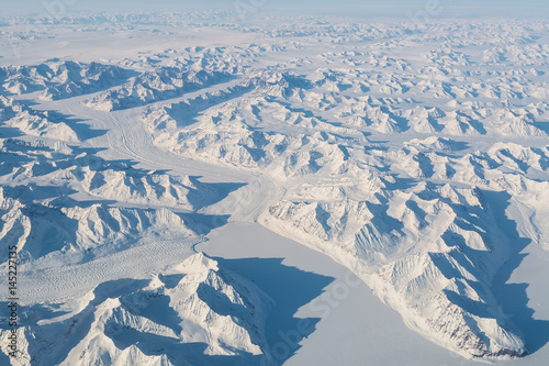 Greenland glacier
Aerial photo of Greenland's east coast
