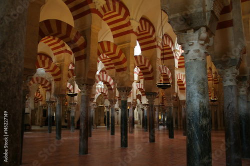 Cordoba Mezquita arcs and collumns