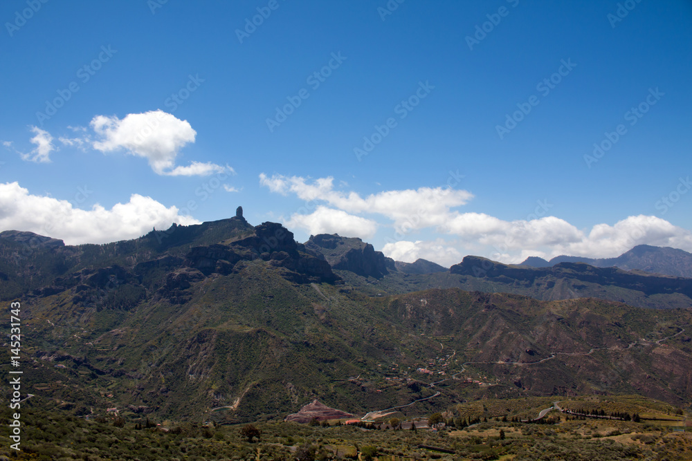 Fototapeta premium mountains on the island of gran canaria