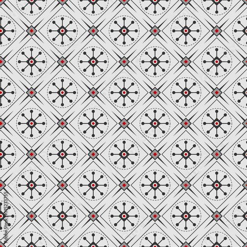 geometric space modern futurism pattern