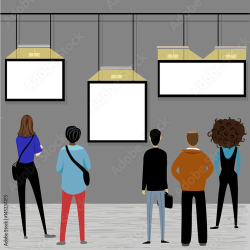 people in the gallery