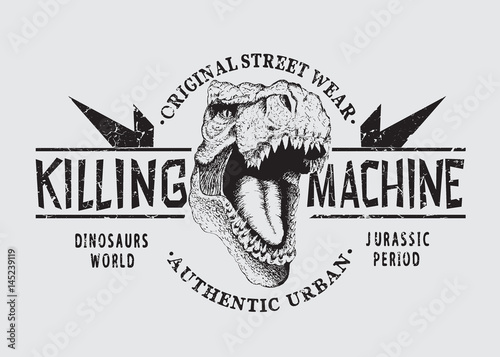 dangerous tyranosaur head