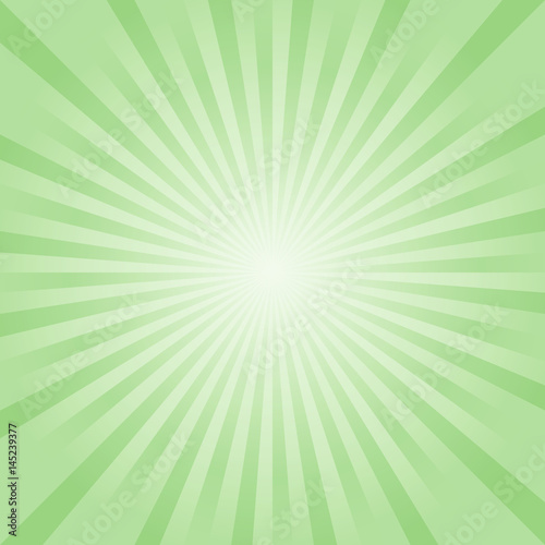 Abstract background. Soft Green rays background. Vector EPS 10, cmyk