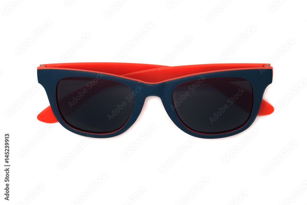 fashion sunglasses isolated on white background