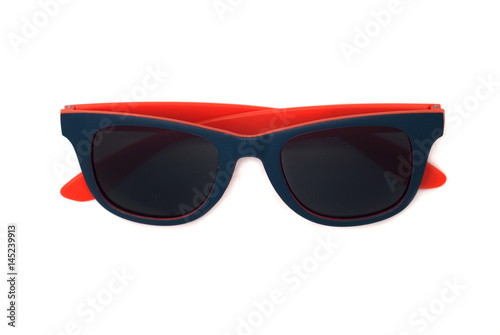 fashion sunglasses isolated on white background