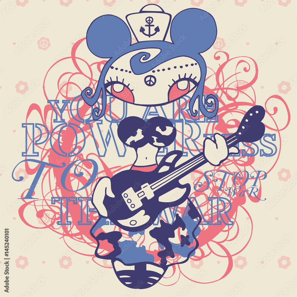 Sailor girl bass player Sailor girl bass player