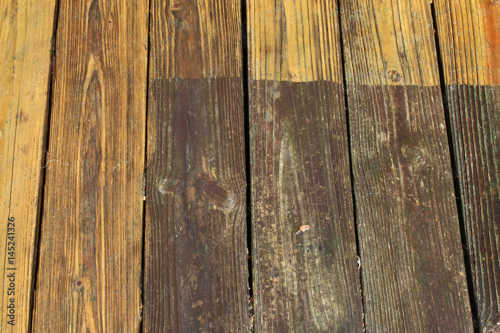Clean edge pressure washed boards background
Clean edge pressure washed boards background