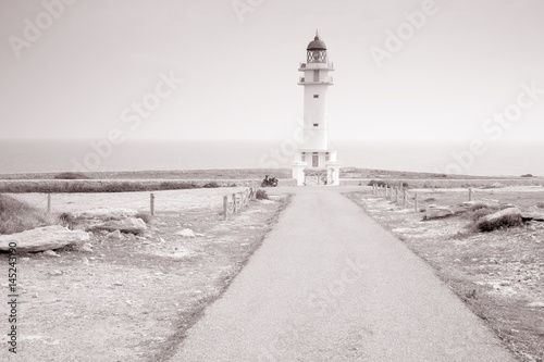 Barbaria Cape Lighthouse; Formentera; Balearic Islands; Spain photo