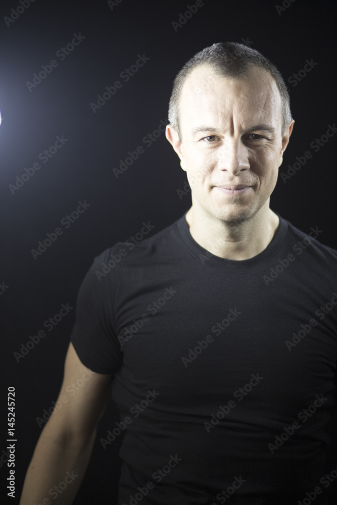 Fototapeta premium Handsome man aged in 40s