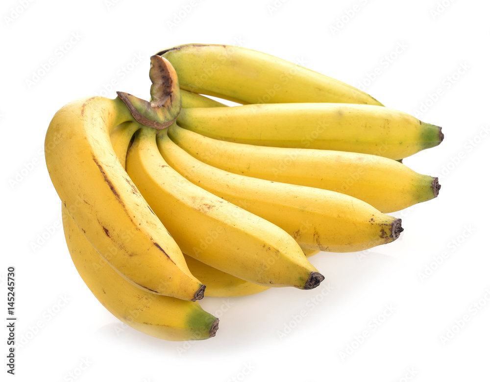 bananas isolated on a white background