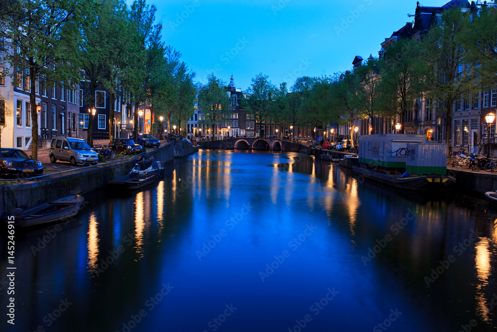 Amsterdam. Evening.