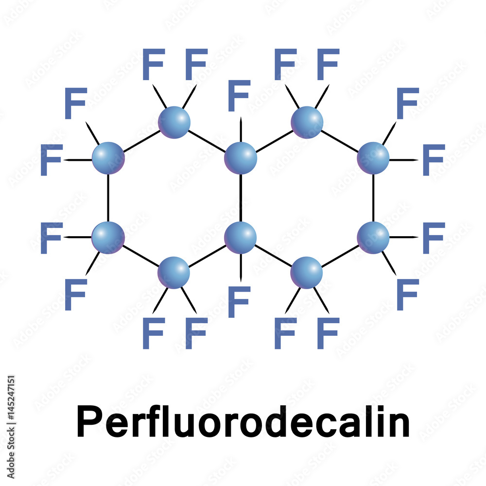 Perfluorodecalin is a fluorocarbon, a derivative of decalin in which all of the hydrogen atoms are replaced by fluorine atoms. It is chemically and biologically inert and stable up to 400 C. Perfluorodecalin is a fluorocarbon, a derivative of decalin in which all of the hydrogen atoms are replaced by fluorine atoms. It is chemically and biologically inert and stable up to 400 C.