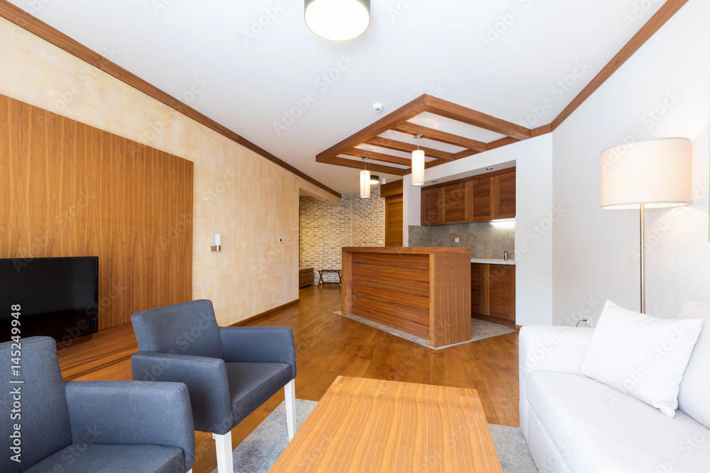 Fototapeta premium Hotel apartment interior