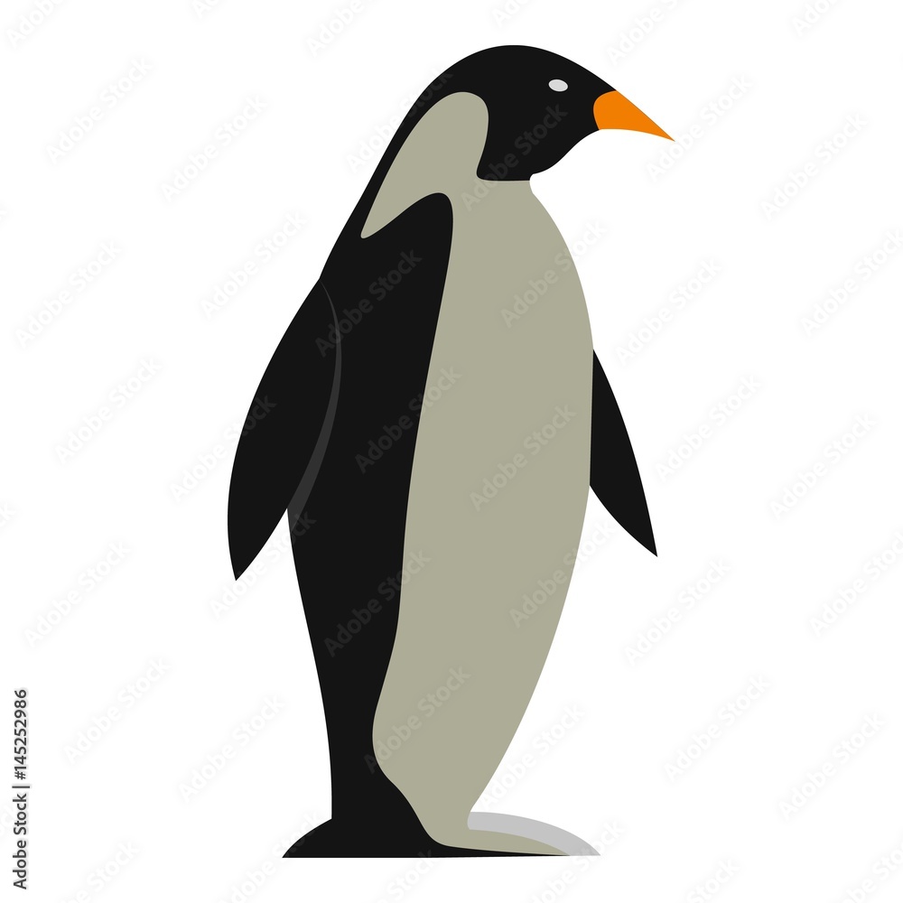 Obraz premium Penguin icon isolated