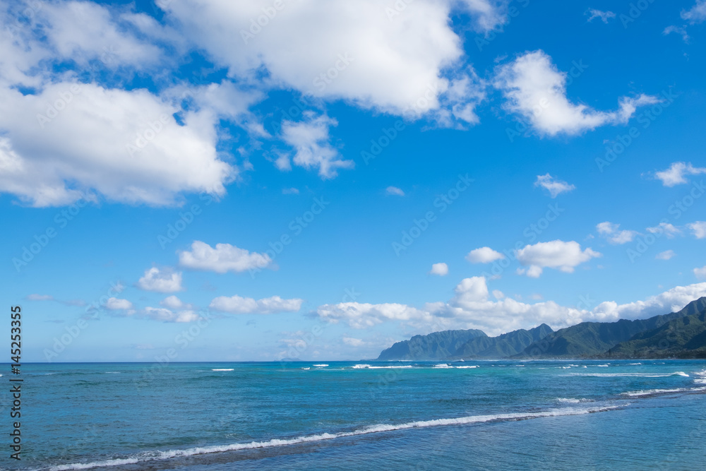 Pacific Ocean Windward Side of Oahu Hawaii