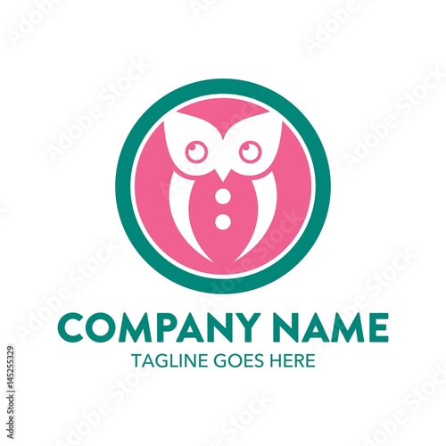 Unique And Colorful Owl Logo
