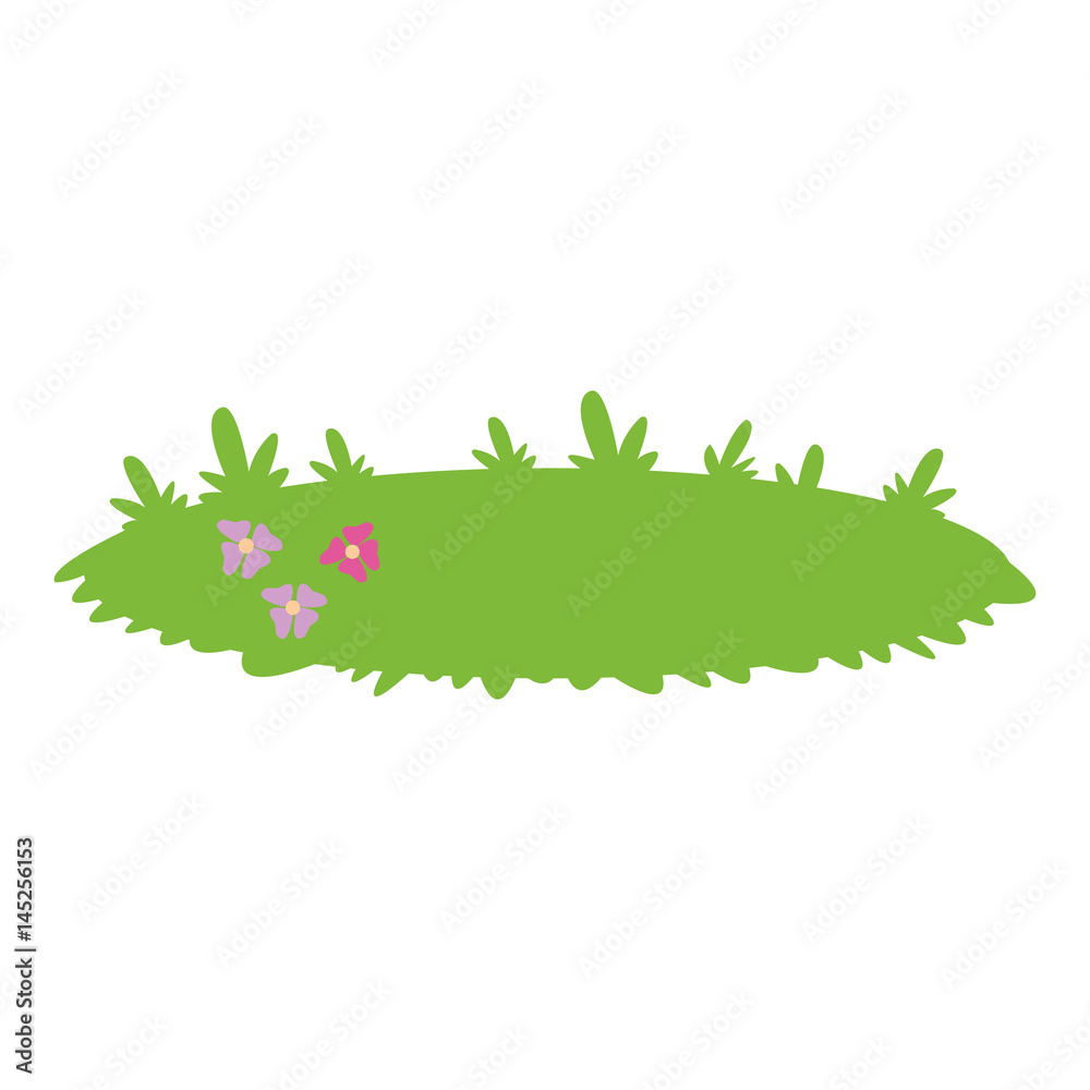 Grass icon. Lawn plant nature field meadow and summer theme. Isolated design. Vector illustration Grass icon. Lawn plant nature field meadow and summer theme. Isolated design. Vector illustration