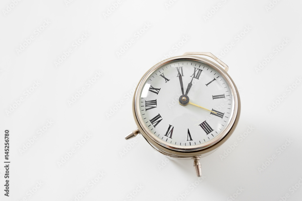 Alarm clock on white background Alarm clock on white background