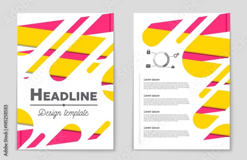 Abstract vector layout background set. For art template design, list, page, mockup brochure theme style, banner, idea, cover, booklet, print, flyer, book, blank, card, ad, sign, sheet,, a4
