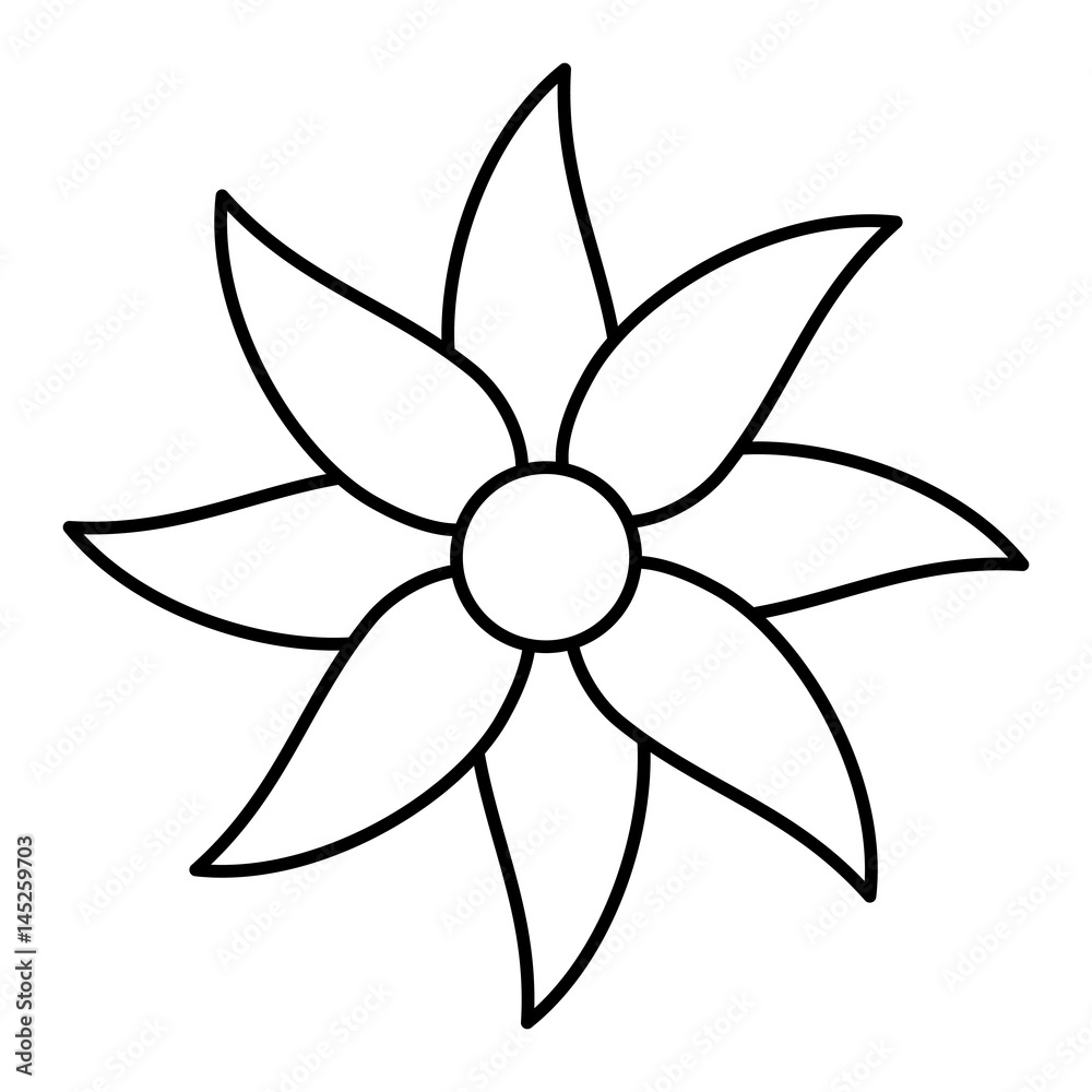 cute flower spa emblem vector illustration design cute flower spa emblem vector illustration design