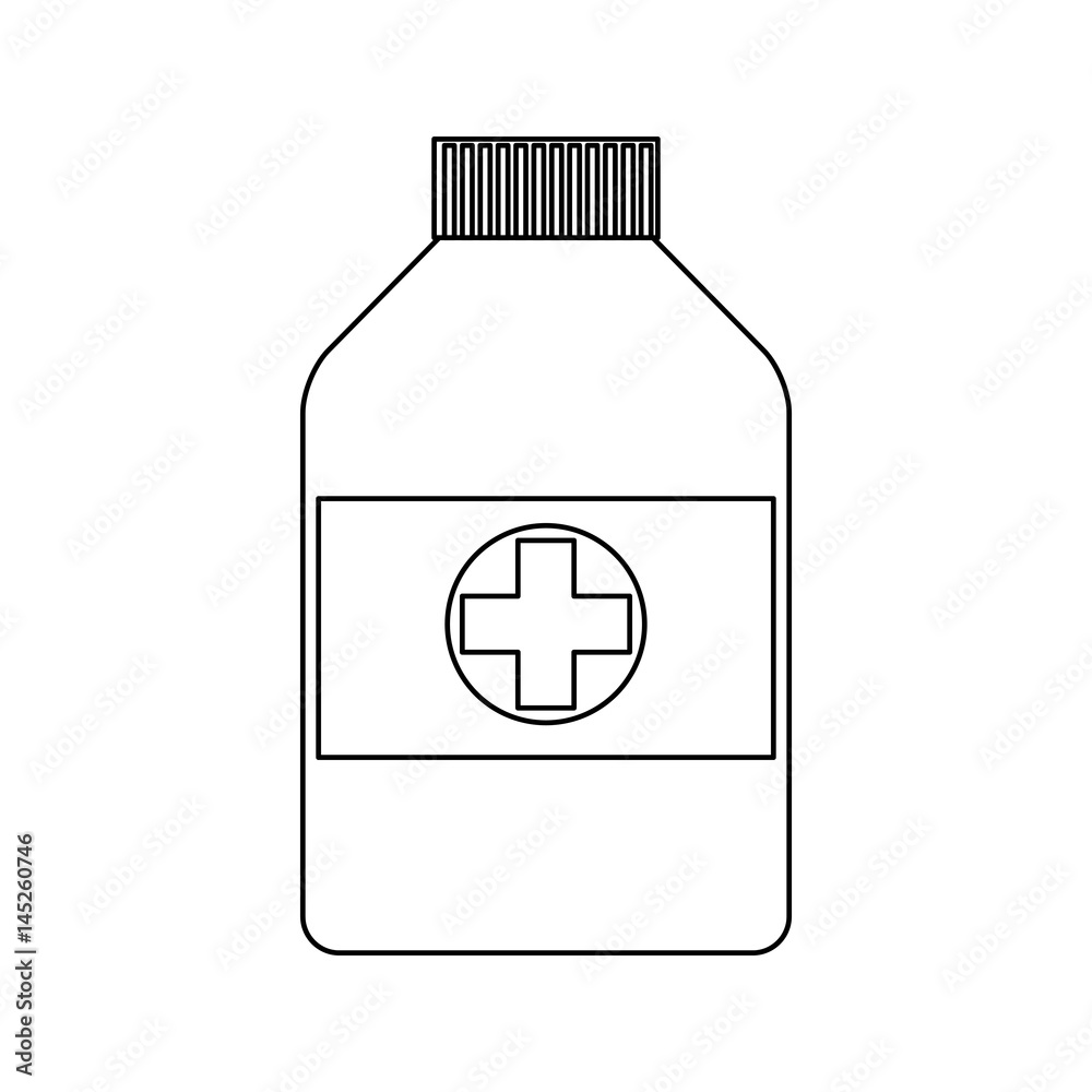 medication bottle health icon image vector illustration design medication bottle health icon image vector illustration design