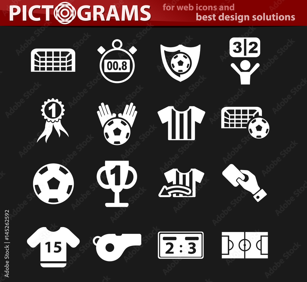 football icon set football icon set
