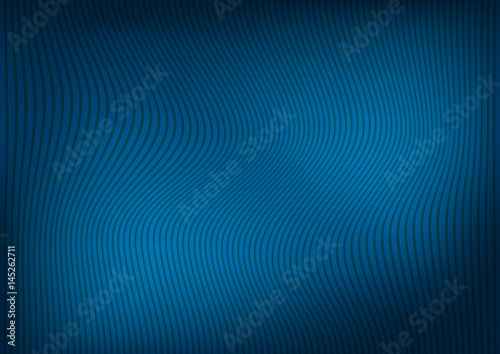 Abstract dark blue background with a pattern of curved lines