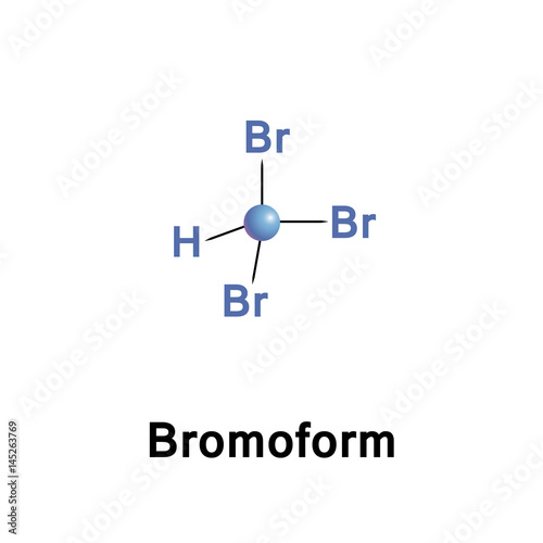 Bromoform is a brominated organic solvent, colorless liquid at room temperature, with a high refractive index, very high density, and sweet odor is similar to that of chloroform photo