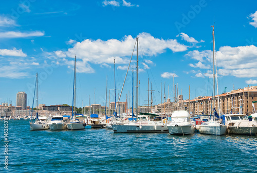 Canvastavla The old sea-port of Marseille, Provence, France