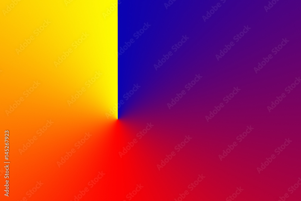 Spectrum color wheel radial gradient background. High quality color