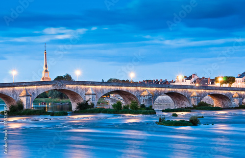 Old Bridge in Blois, Loire-et-Cher, Centre, France