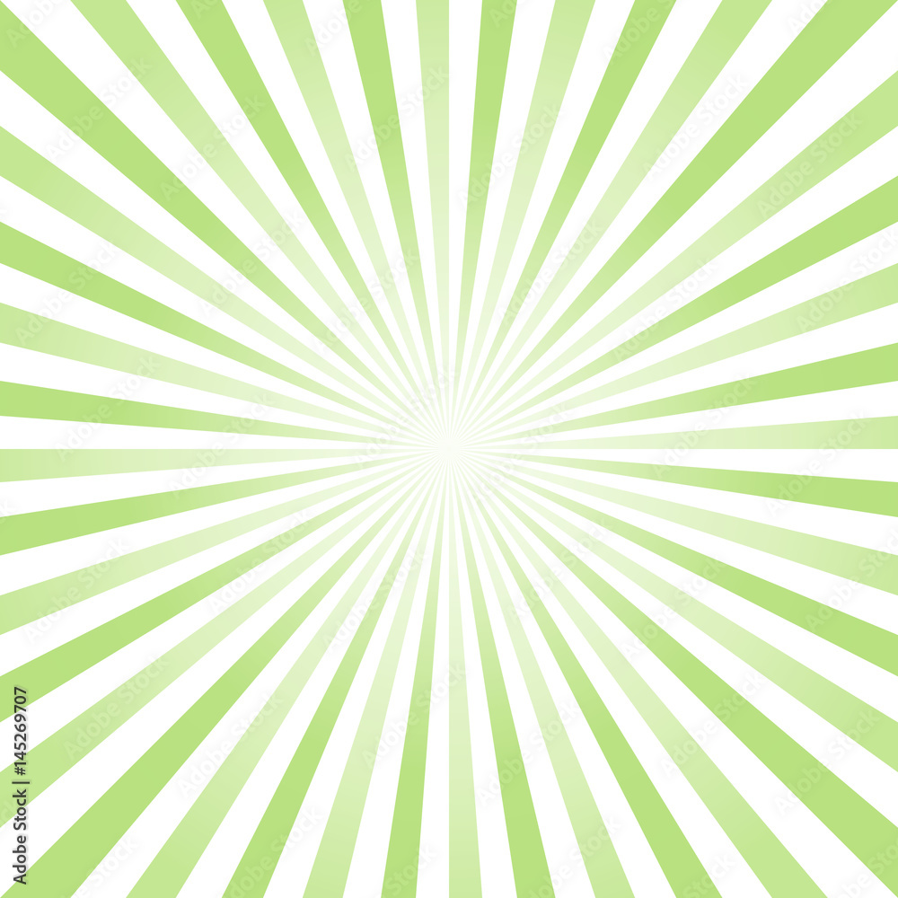 Abstract background. Green rays background. Vector EPS 10, cmyk
