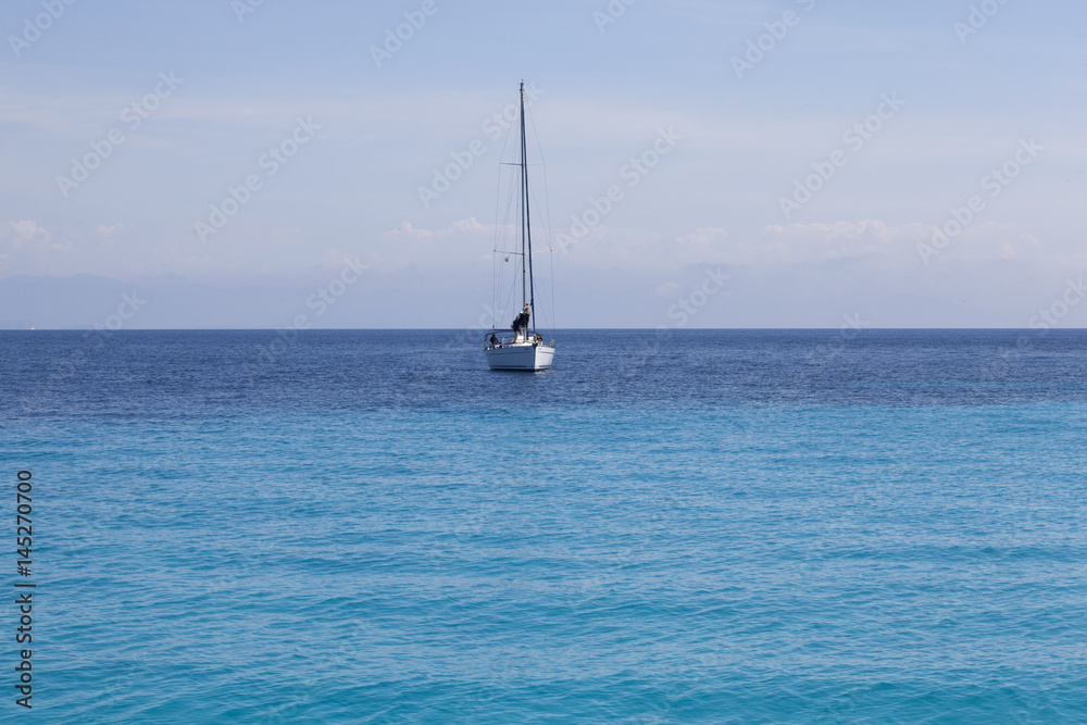 Fototapeta premium Voutoumi beach, Antipaxos, Greece