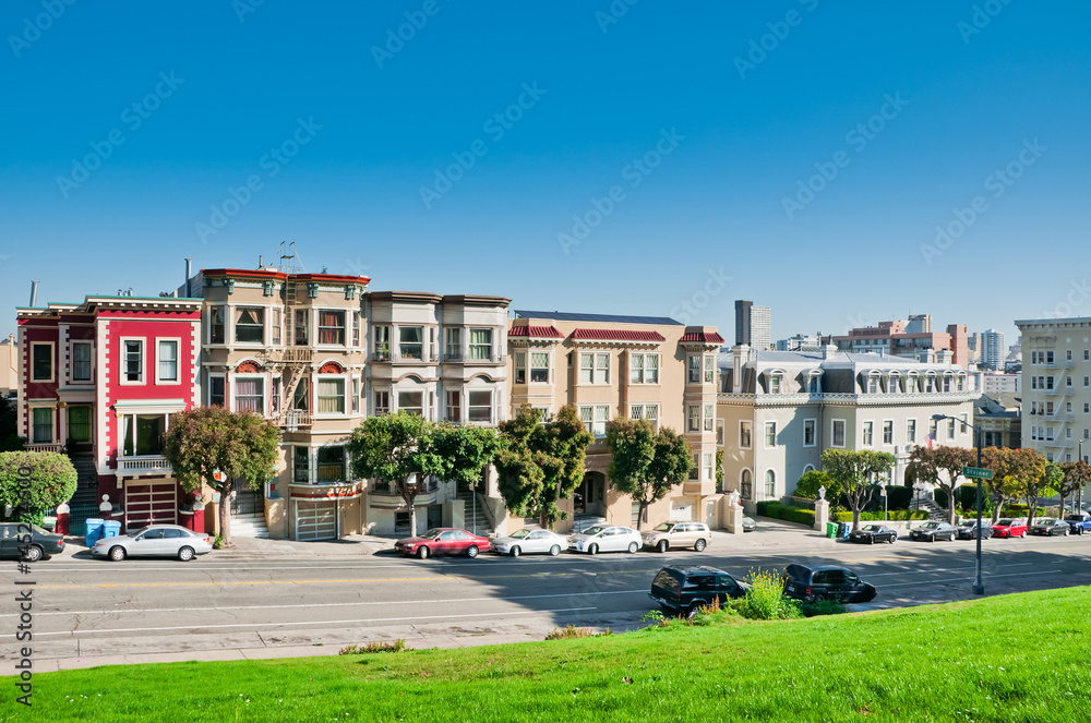 San Francisco street view, California, USA