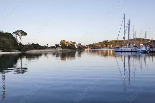 View of Gaios port on Paxos island