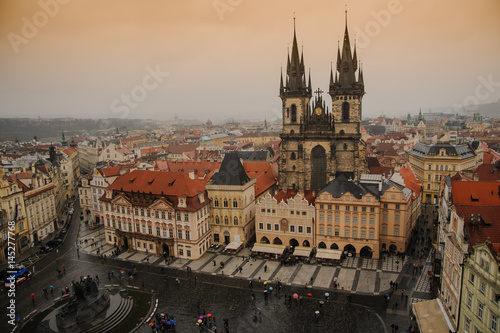 Czech Republic Prague on sunset