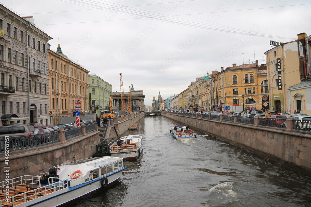 Naklejka premium Swedish Canals