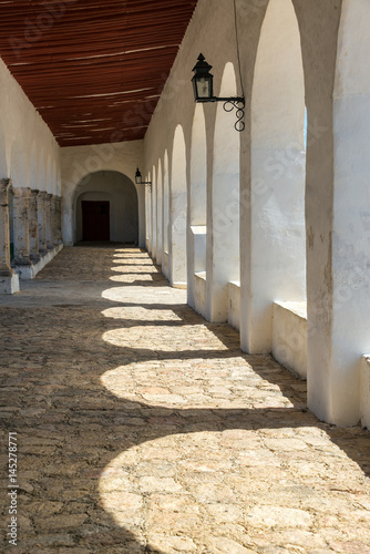 Izamal Monastery Corridor